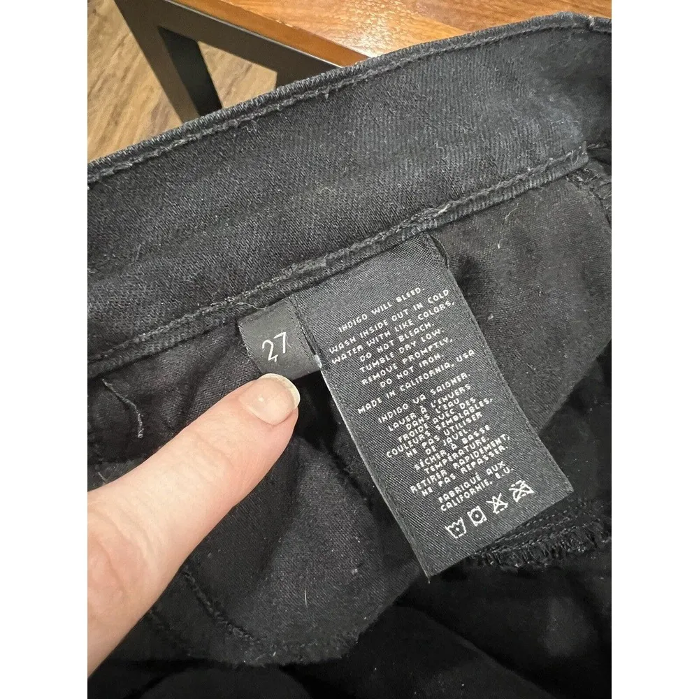 J BRAND SKINNY JEANS MID RISE RAIL WOMEN'S SIZE 27 STRETCH COLOR SHADOW - Image 5