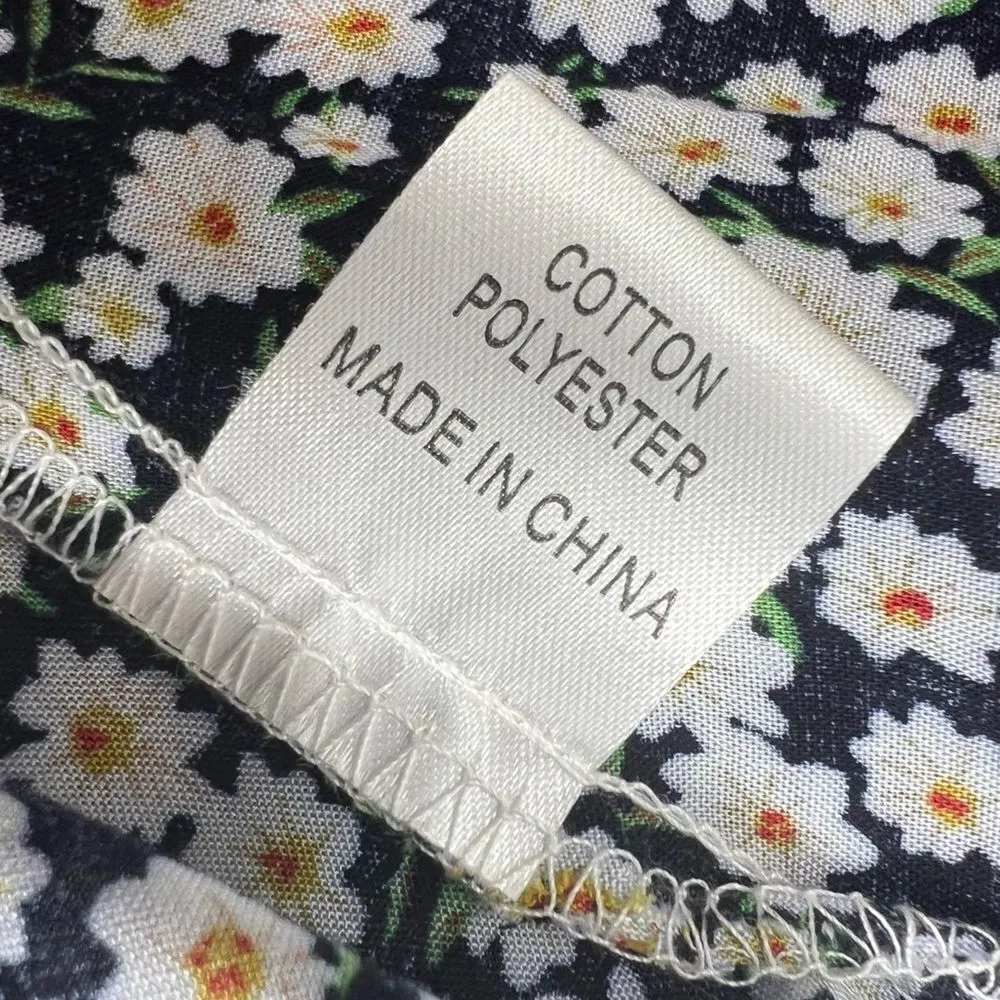 Princess Polly McLeod Blue Floral Drawstring Ruched Halter Ruffle Mini Dress - Image 7