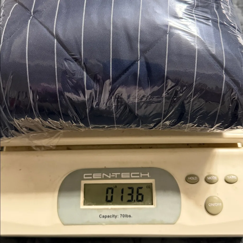 J. Crew women’s size XXS blue pinstripe quilted vest full zip preppy casual wear - Image 12