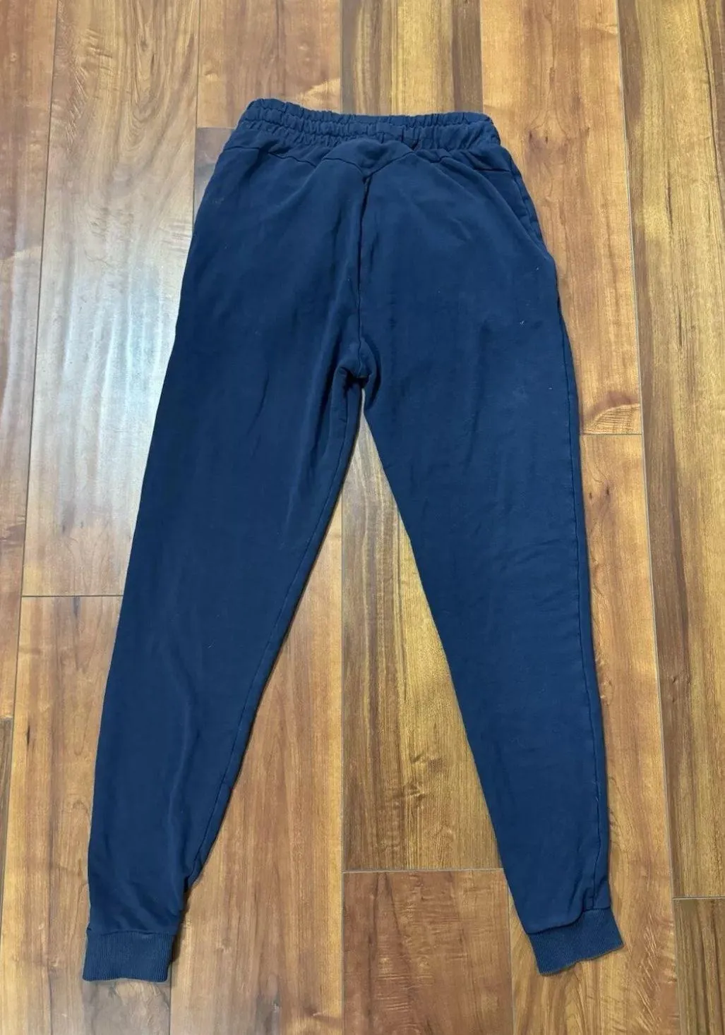Women’s Navy High Rise Fitted Training Joggers - Image 3