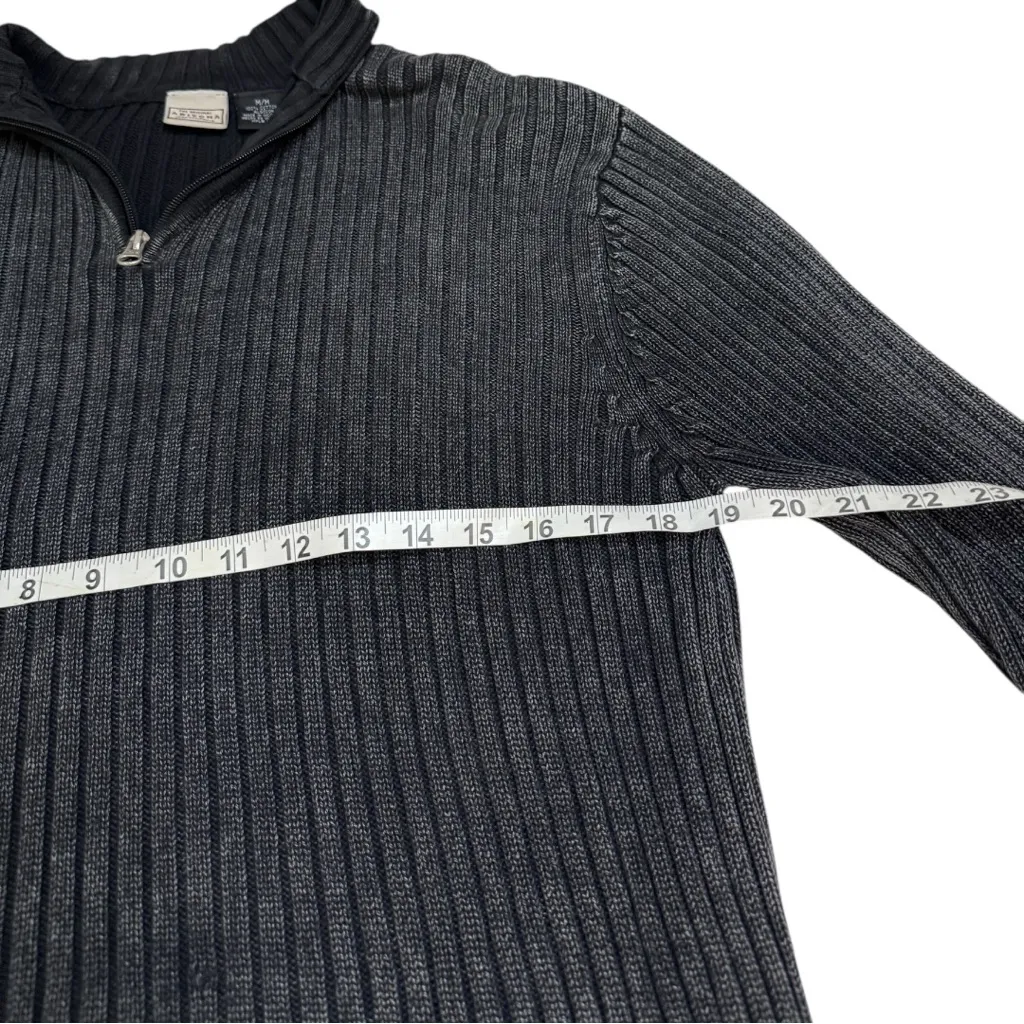 Arizona Y2K Ribbed Longline 1/4 Zip Mock Neck Sweater - Image 7
