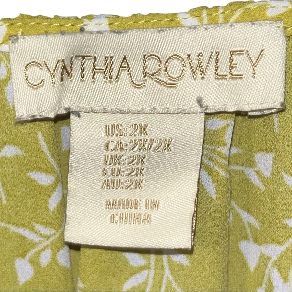 Cynthia Rowley Flutter Sleeve Blouse - Image 5