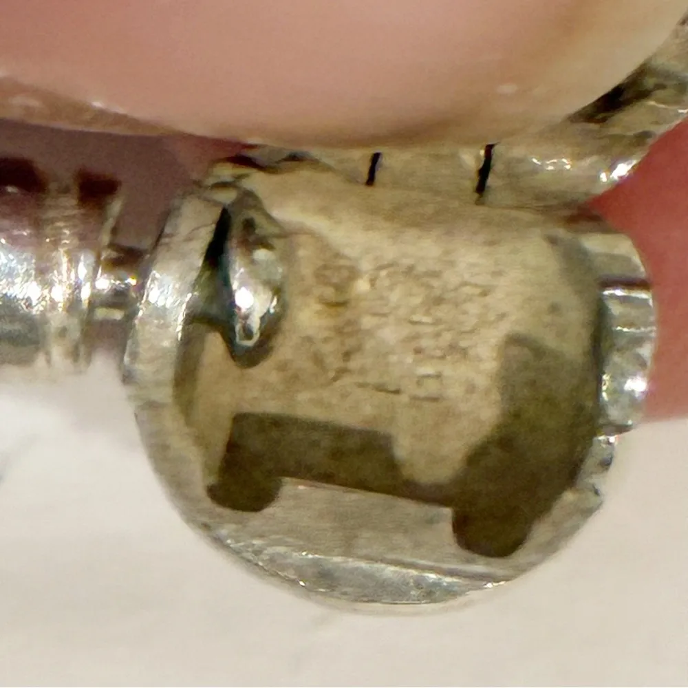 PANDORA Smooth 925 Silver Logo Clasp Charm Bracelet 590728 - Image 3