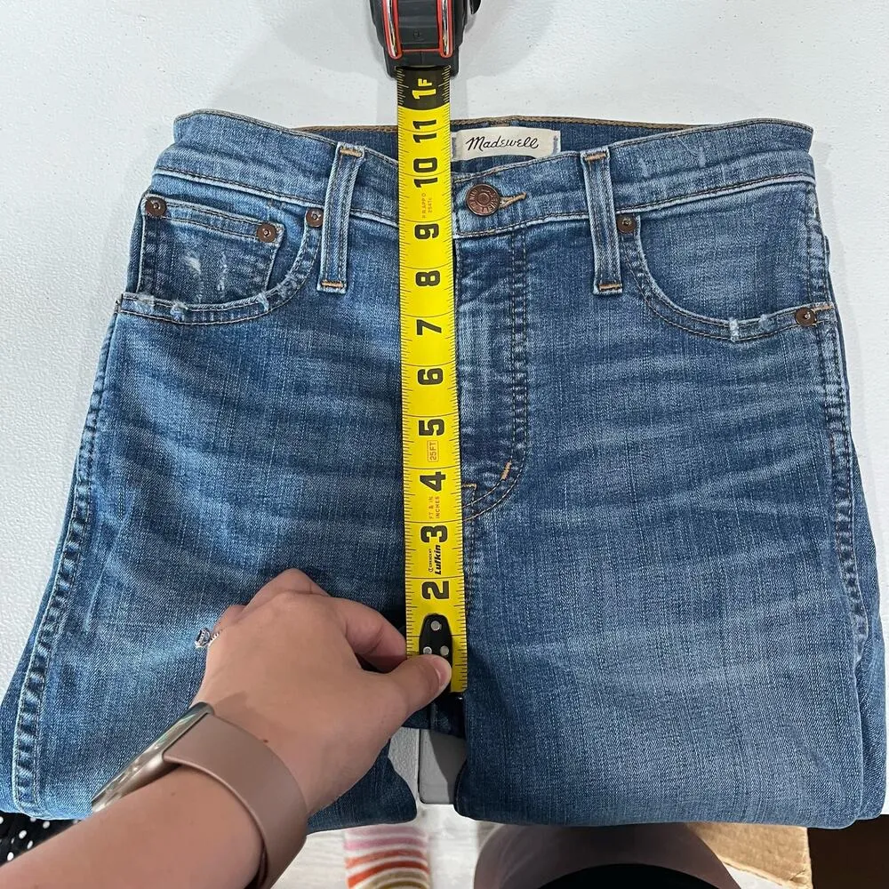 Madewell 10" High-Rise Skinny Jeans: Drop Step-Hem Edition J9400 - Image 10