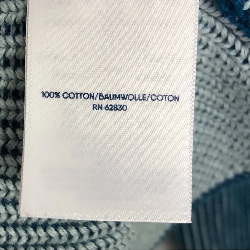 LANDS’ End drifter, open closure, teal green cardigan, duster - Image 5