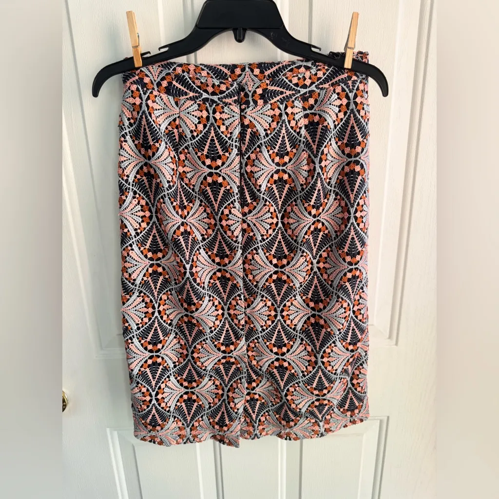 Moulinette Soeurs Anthropologie Embroidered Lace Skirt Women’s SIZE 4 - Image 8