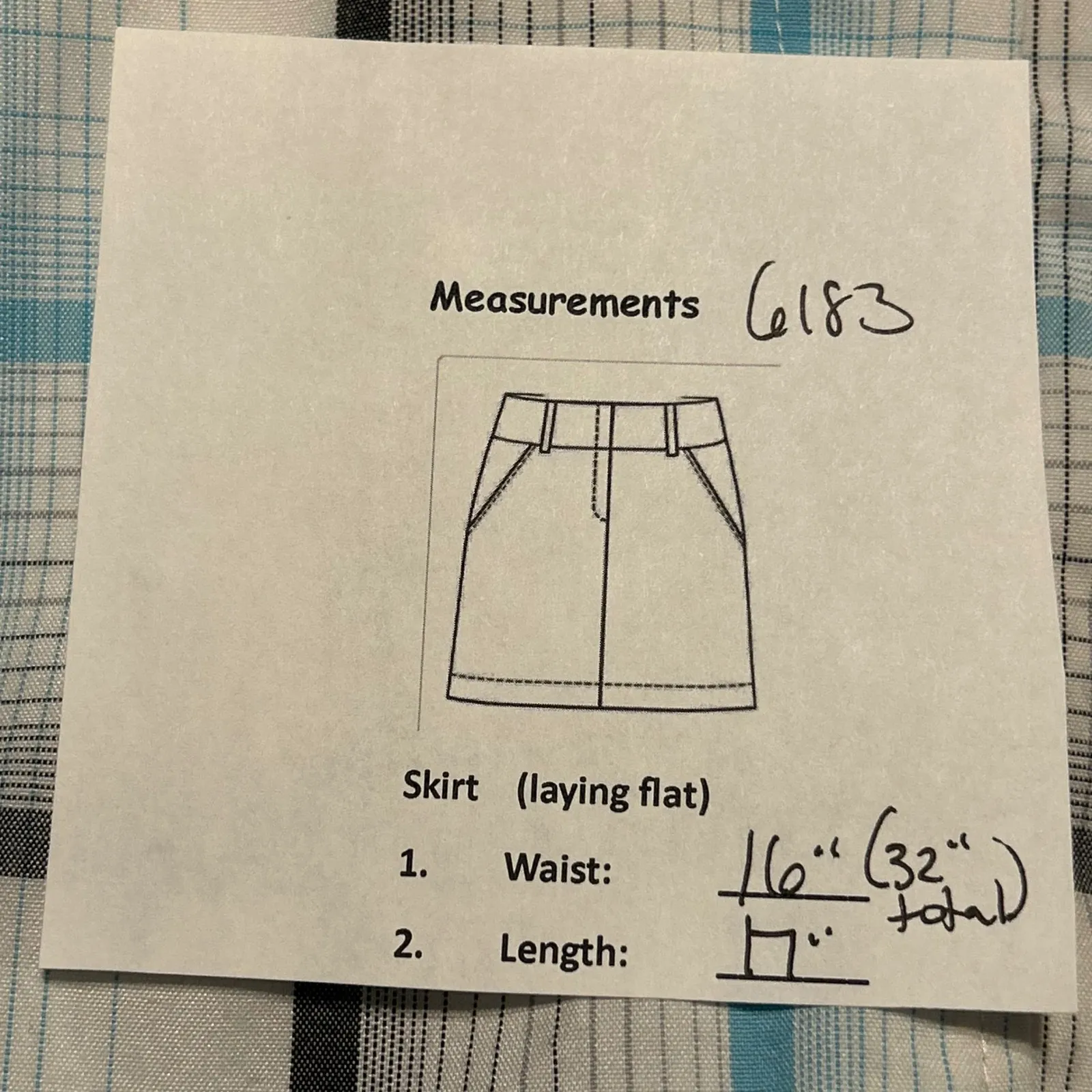 IZOD Women Sport Skirt Golf Tennis Plaid Blue White Black Size 6 Cool FX Stretch - Image 11