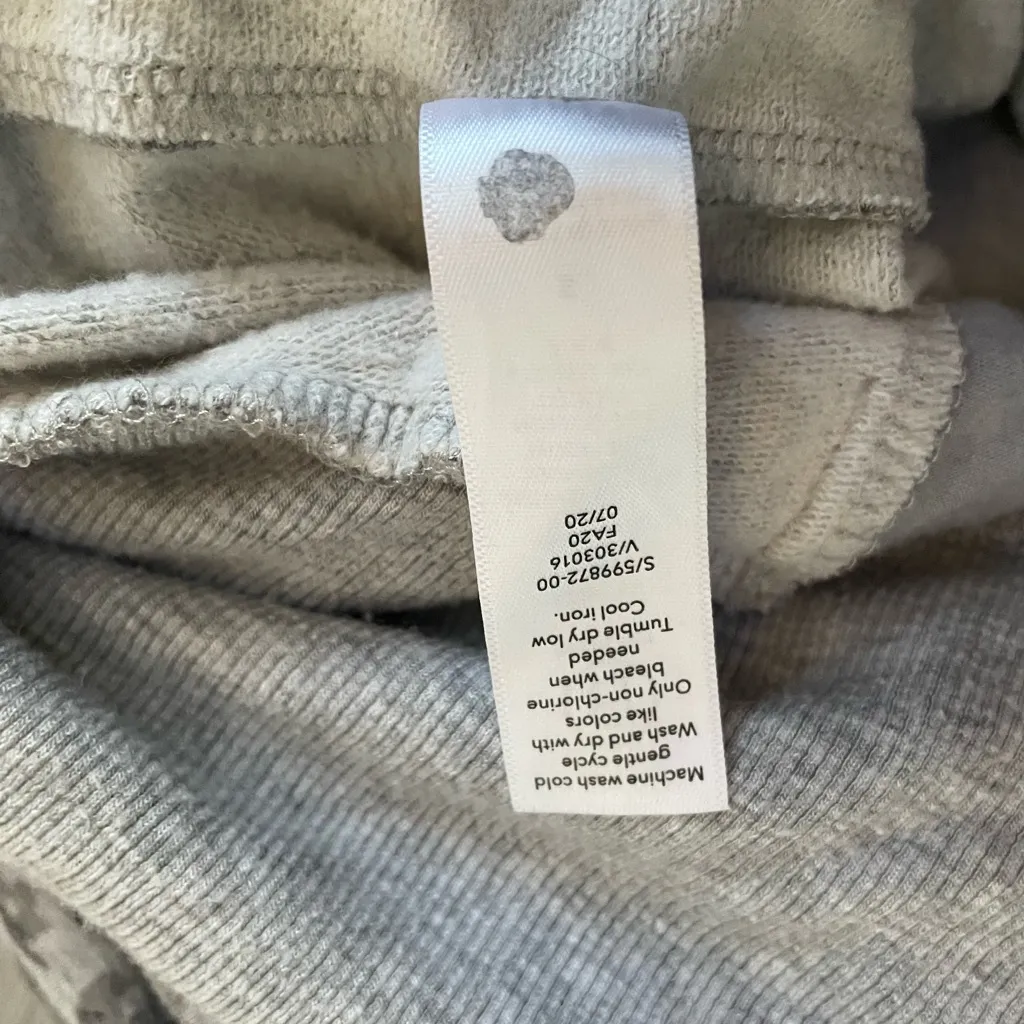 Athleta Gray Floral Balance Full Zip Hoodie Size Small Brand - Image 8