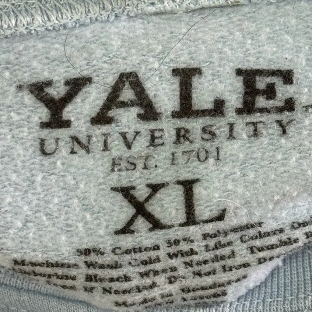 Yale University Crewneck Blue Size XL - Image 4