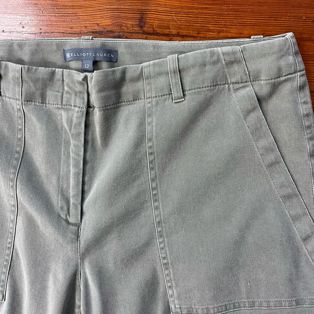 Elliott Lauren Olive Green Twill Joggers ~ Size 12 💛🍄 - Image 6