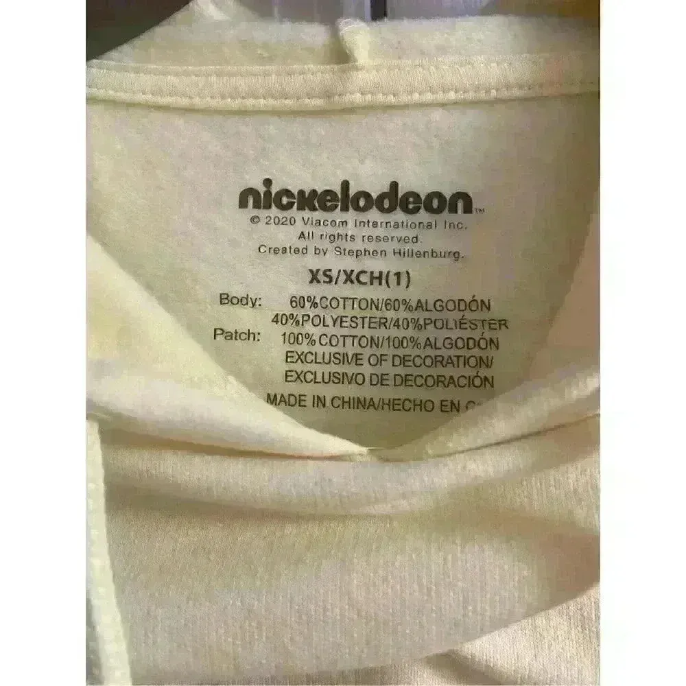 Spongebob yellow Sweatshirt, XS/S‎ Nickelodeon - Image 4
