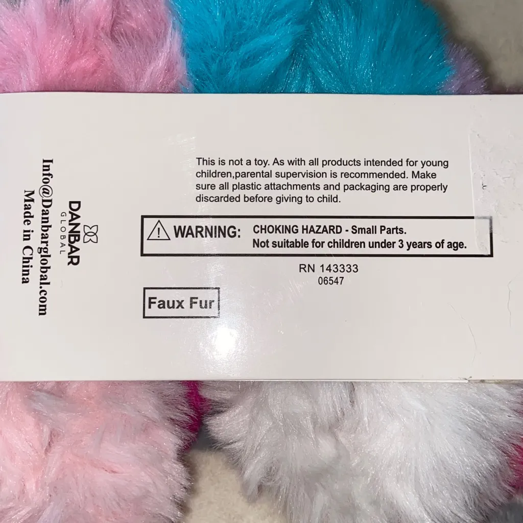 FUN FAUX FUR HAIR TIE BUNDLE Goody La Cabana Comfort HEADBAND Blue - Image 3