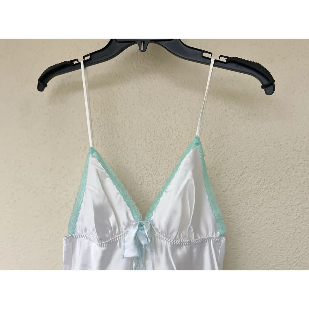 VTG Y2K Victoria’s Secret Angels White Lingerie Slip Dress Bow XS Fairy Dainty - Image 2