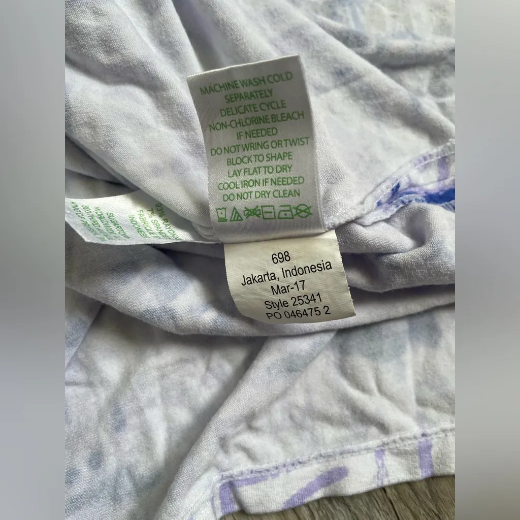 Lilly Pulitzer Purple and White Long Sleeve Dress - Image 14