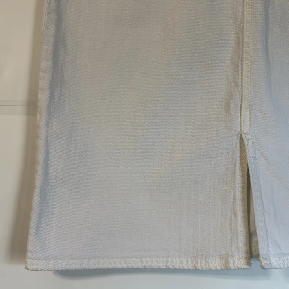 Calvin Klein Jeans Vintage Y2K Faded White Pencil Skirt Knee - Image 14