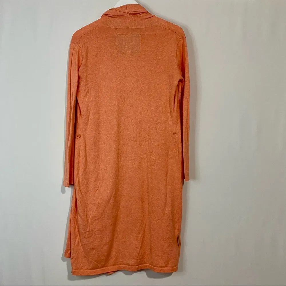 UGG Women’s Long Sleeve Long Open Front Cardigan Orange Size XS FLAW - Image 12