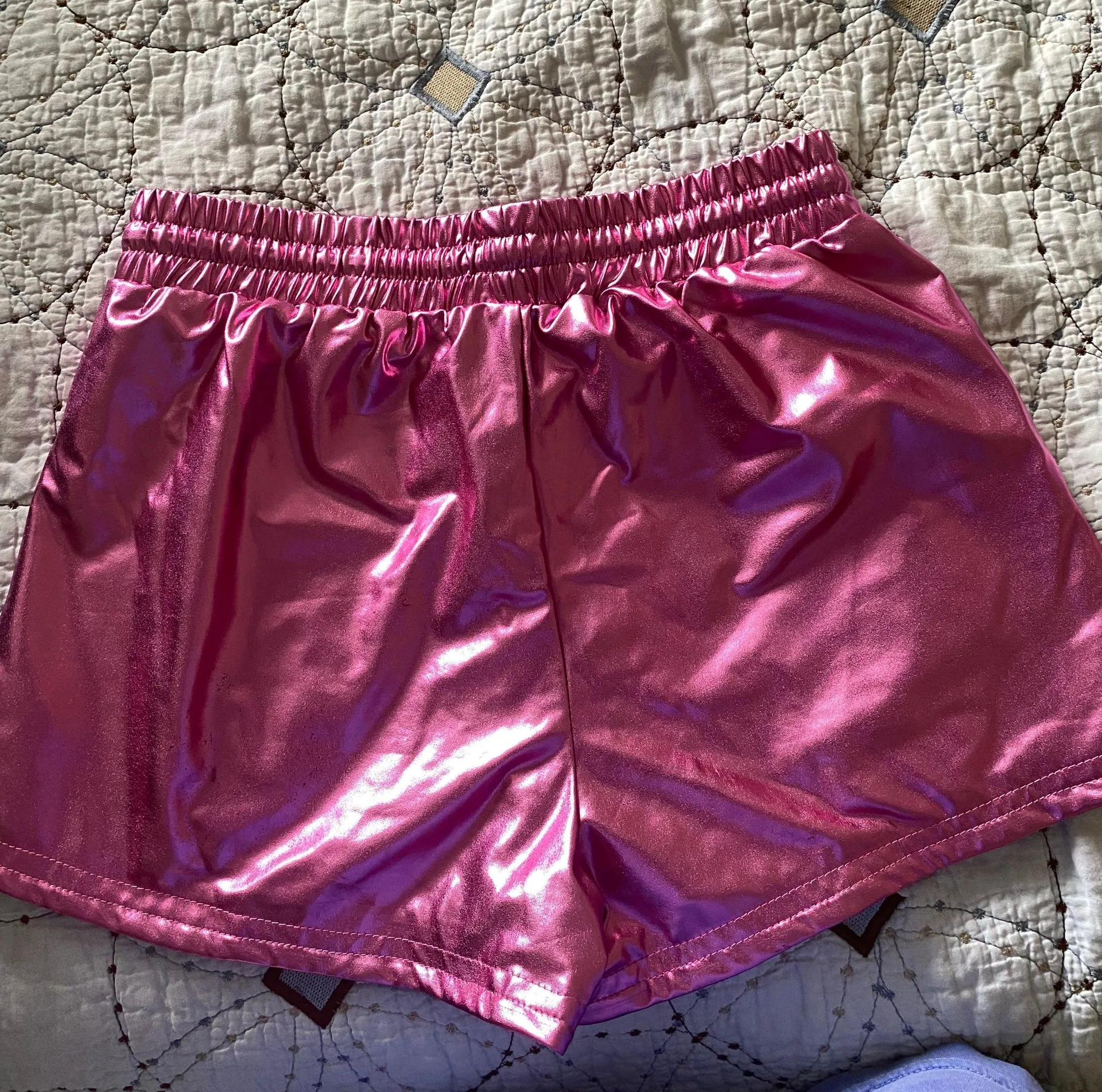 Metallic Pink Shorts - Image 5