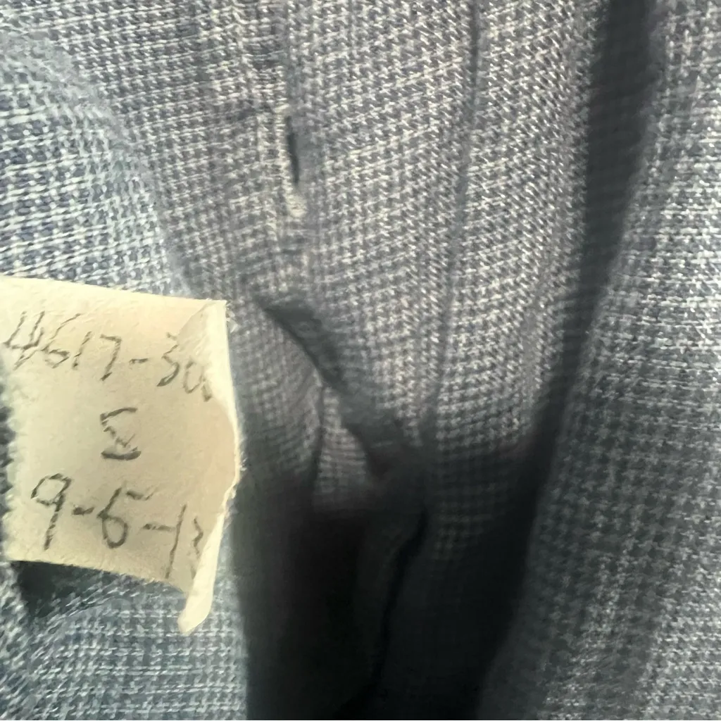 CP Shaded LINEN MAXI SHIRT DRESS - BLUE CHAMBRAY in Excellent Condition - Image 4