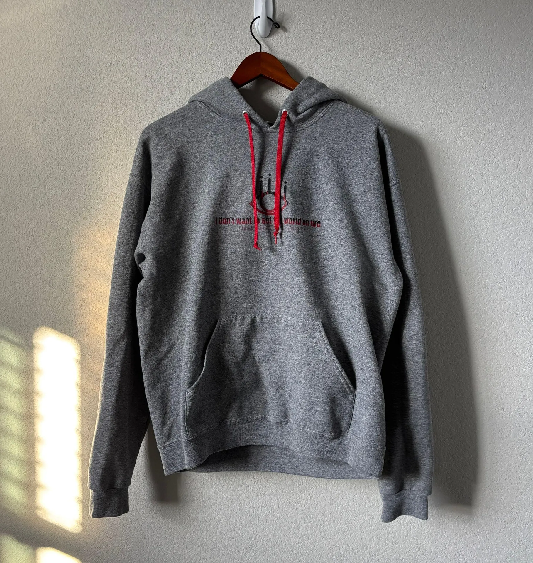 Grey “I’m Fine” Hoodie - Image 2
