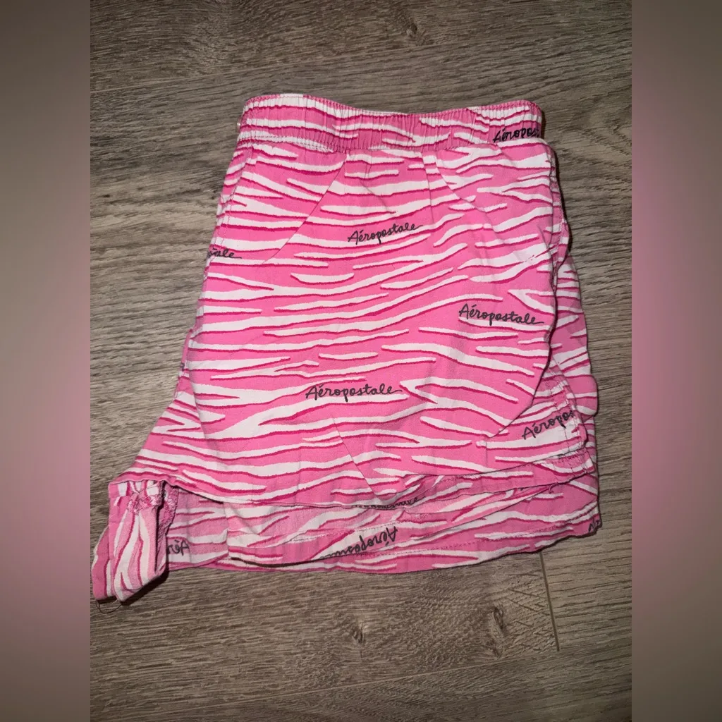Vintage Y2K AERO Aeropostale pink short shorts M - Image 5