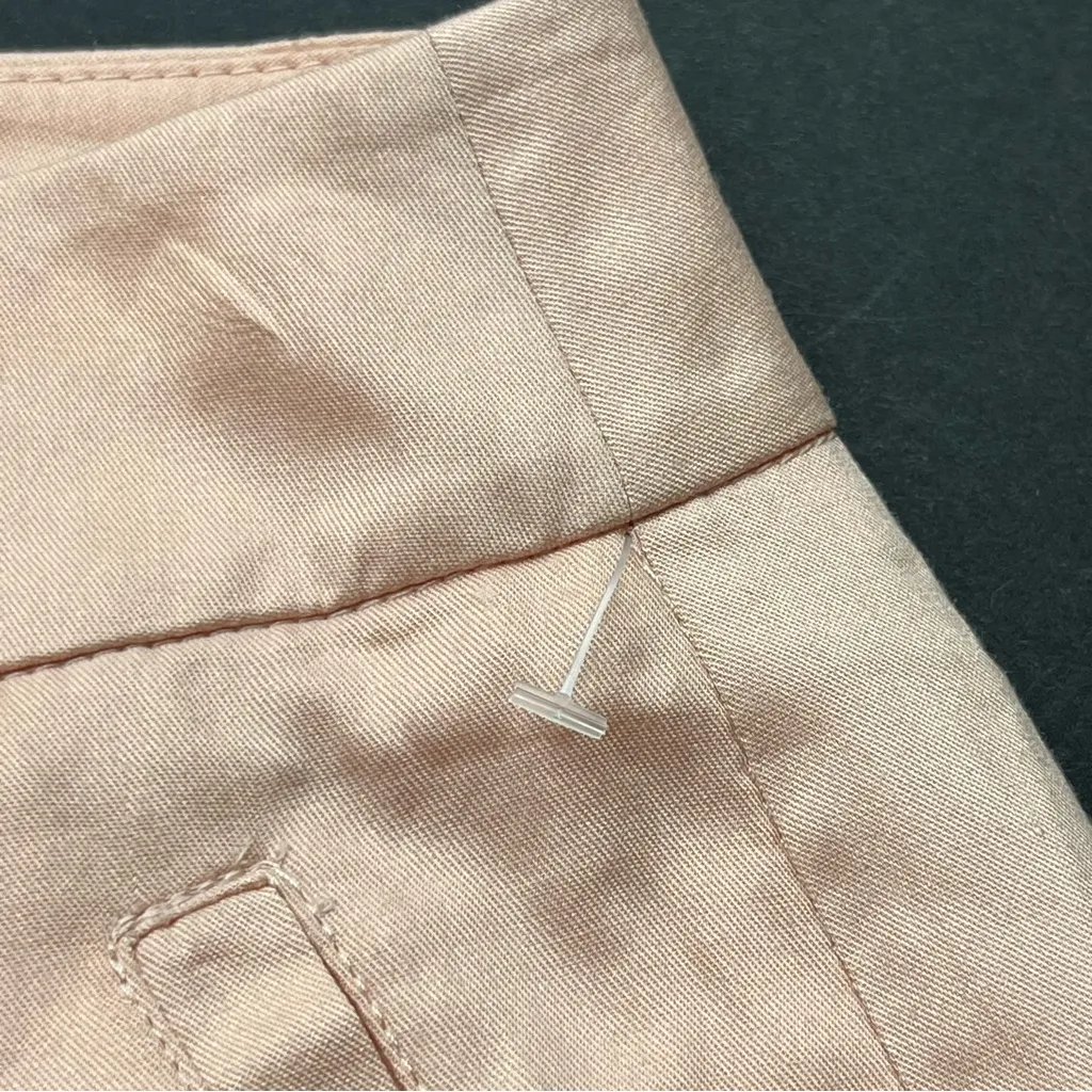 J. Peterman‎ Wide Leg Lined Pant Womens Size 14 Light Peach Office Classic NWOT Orange - Image 11