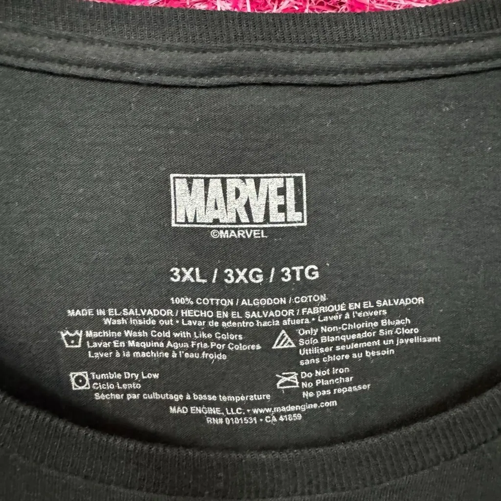 Marvel collage T-shirt size 3XL - Image 4