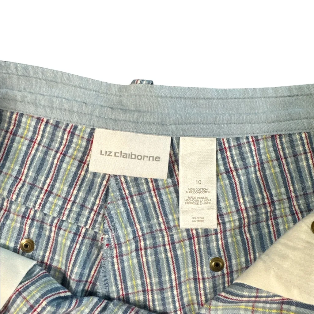 Liz Claiborne Blue‎ Plaid Pants - Image 6