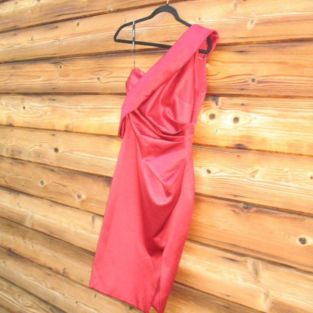 NWOT Lavish Alice Satin Cocktail Dress - Image 5