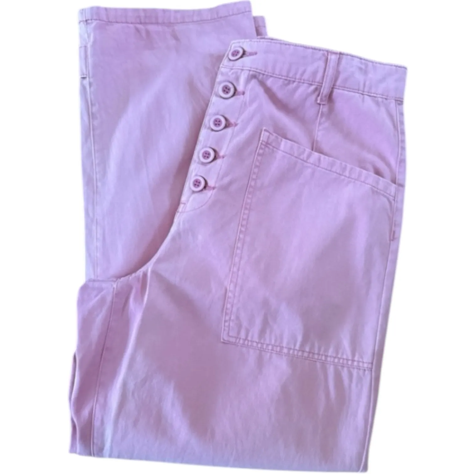 Pistola Tammy high rise trouser utility details button fly flamingo size 29 - Image 3