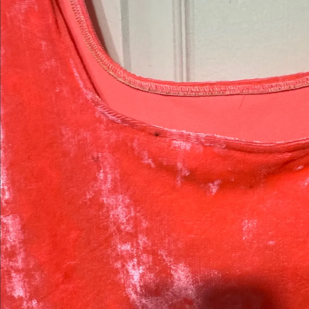 Vibrant Velvet Women's Bodysuit by Elisa Beth of Santa Barbara Size Large Pink - Image 6