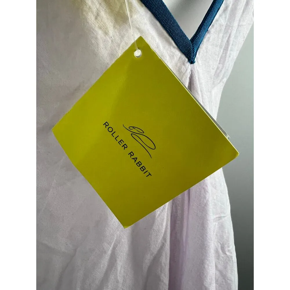 Roller Rabbit Fouta Lilac 100% Cotton Scarf Dress One Size Bohemian Flowy - Image 6