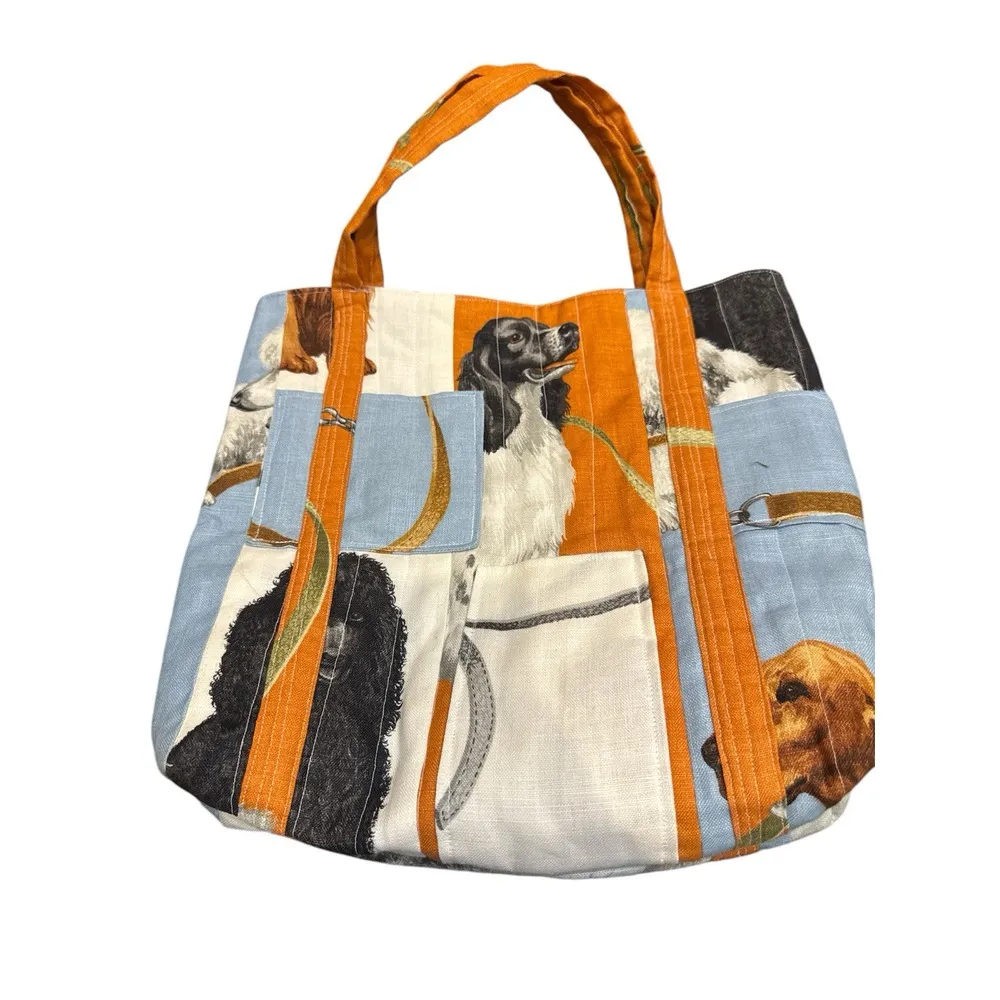 Dog Multiple Breed Denim Tote Bag Homemade‎ - Image 2