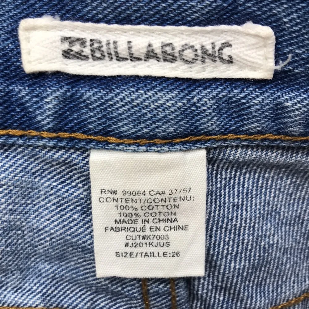 Billabong Women’s Distressed Foldover Hem Denim Shorts - Image 9