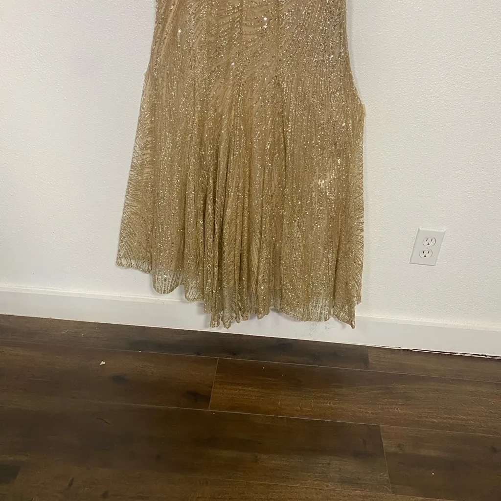 Cinderella Divine Elegant Gold Embellished Gown - Image 9