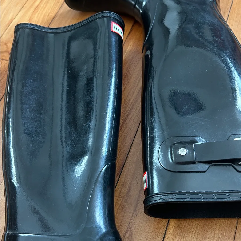 Hunter Original Tall Gloss Rain Boots - Image 4