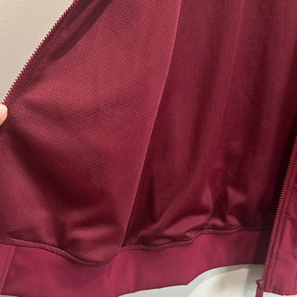 Athleta Women's Deep Red Bomber Jacket - Image 7