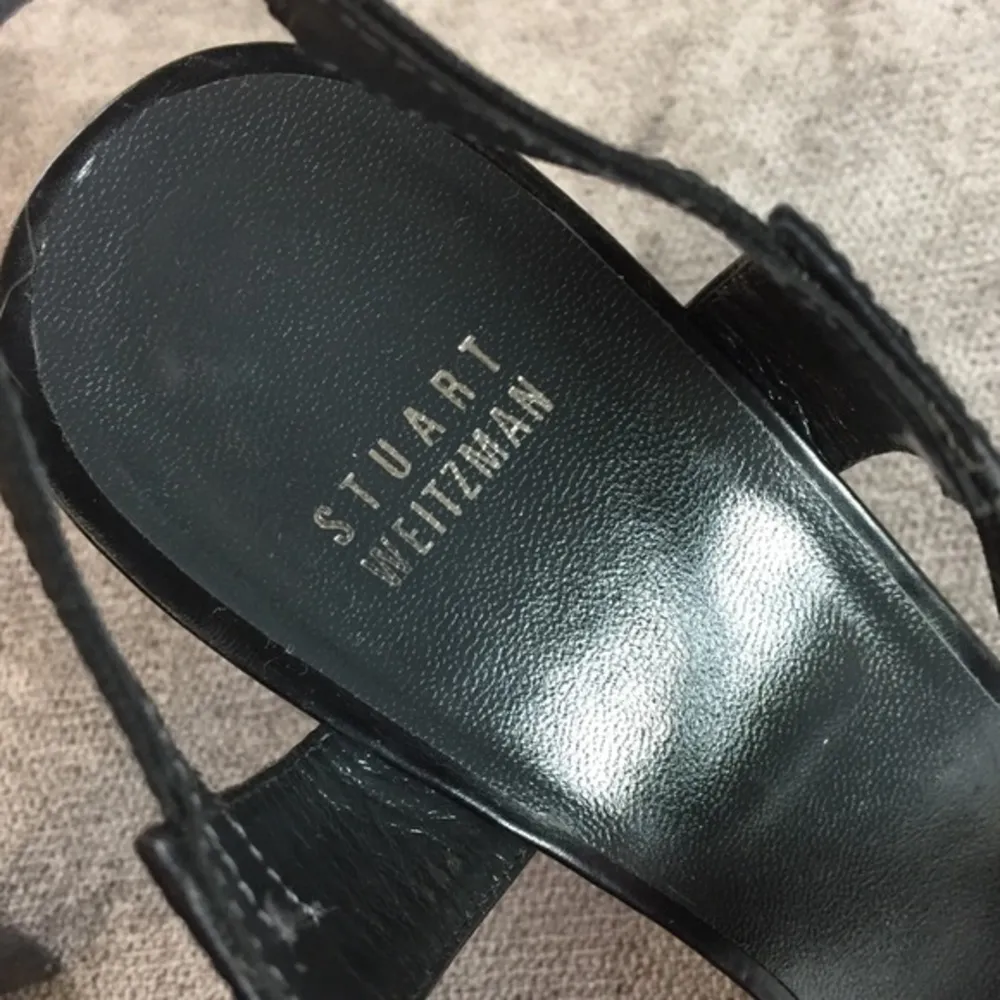 STUART WEITZMAN Black Heels Size 10 - Image 4