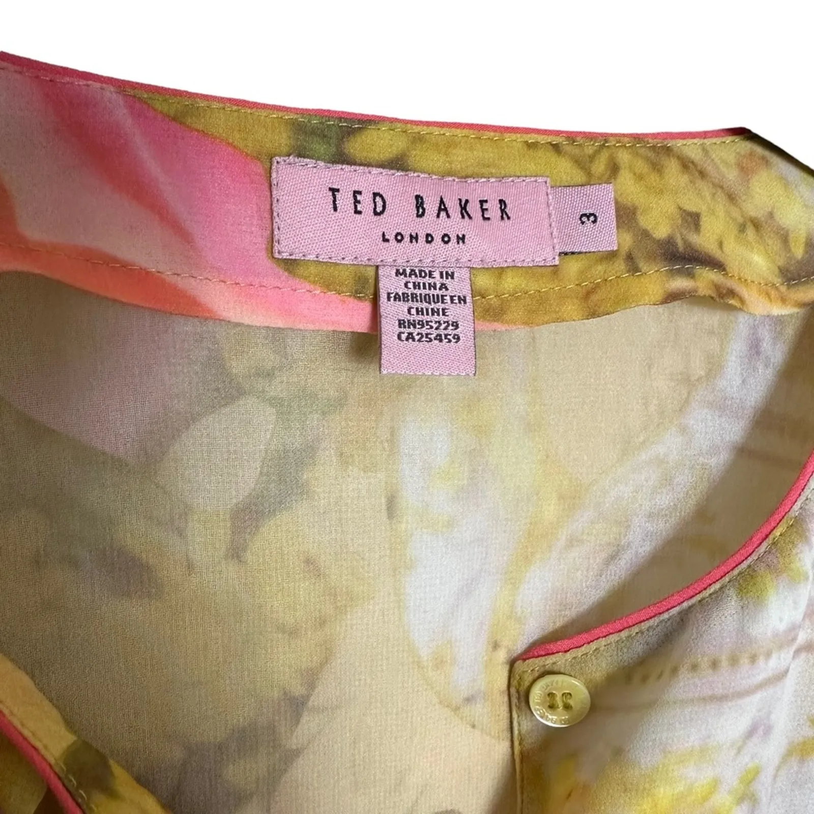 Ted Baker  Sheer Floral Blouse - Image 2