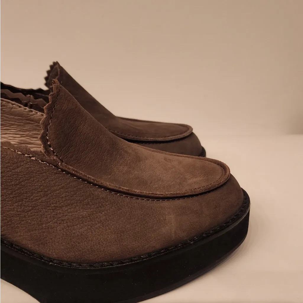 Eileen Fisher Harria Slip On Heeled Loafer Women’s Grey Size 7 - Image 5