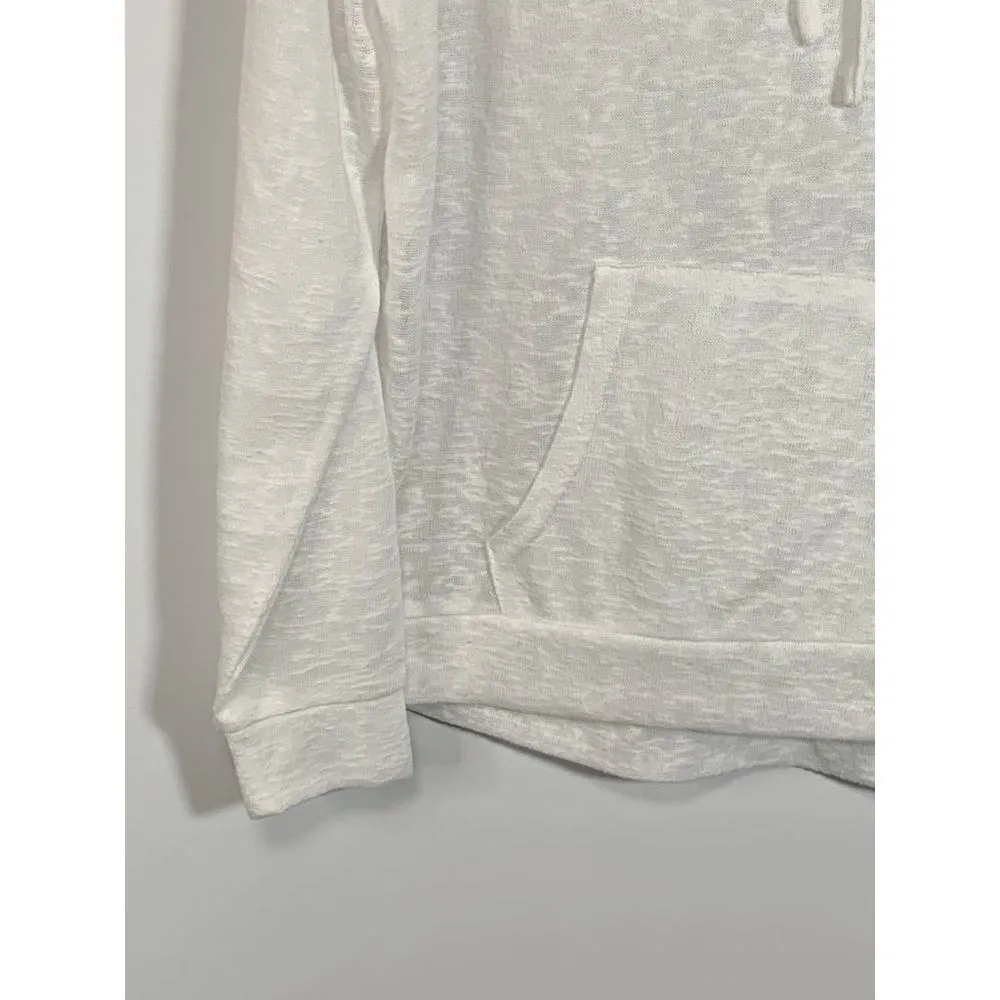 Weatherproof Vintage Women's Hooded White See Through Jacket Long Sleeve Small - Image 3