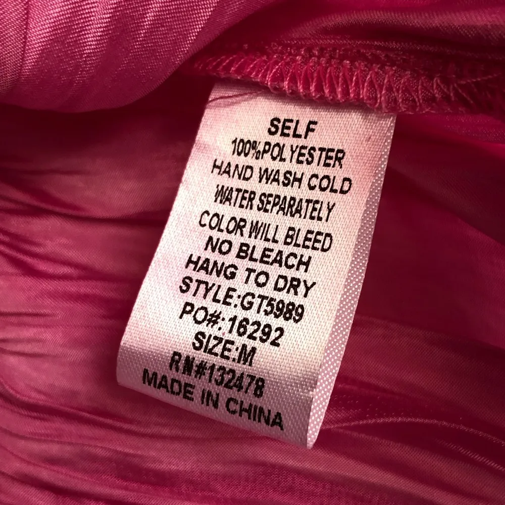 NWT Metallic Pink Milkmaid Shirt Size M - Image 6