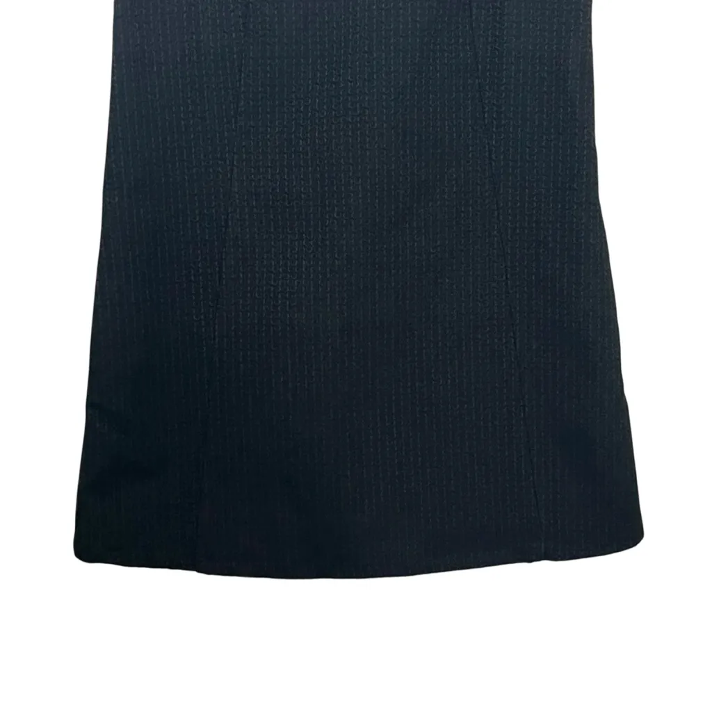 Ciao Lucia NWT Prima Jacquard Mini Dress Women’s Size Large Black Sleeveless - Image 8