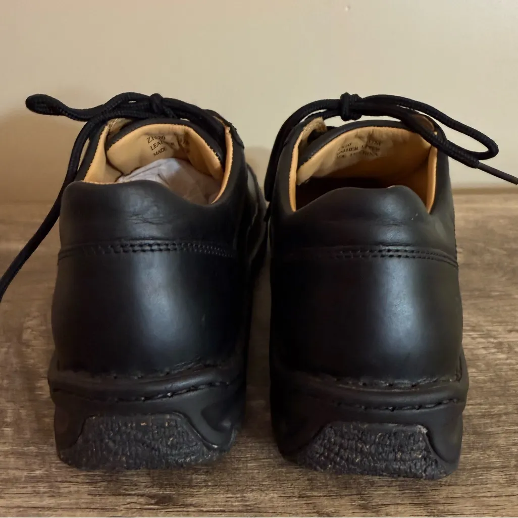 Vintage Zumfoot Black Leather Lace Up Shoes Z1520 Size 37 Comfort Arch Support - Image 7