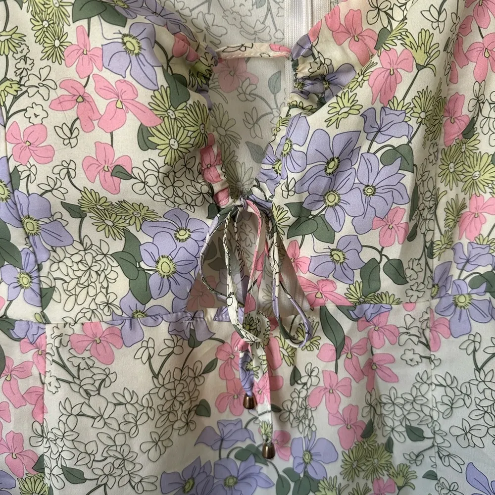 Cider Floral Keyhole Dress - Image 2