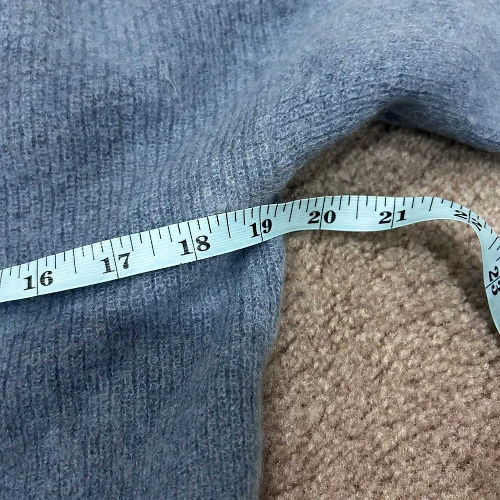 Sezane Gaspard Cardigan in vintage Blue XXS Mohair Alpaca - Image 6