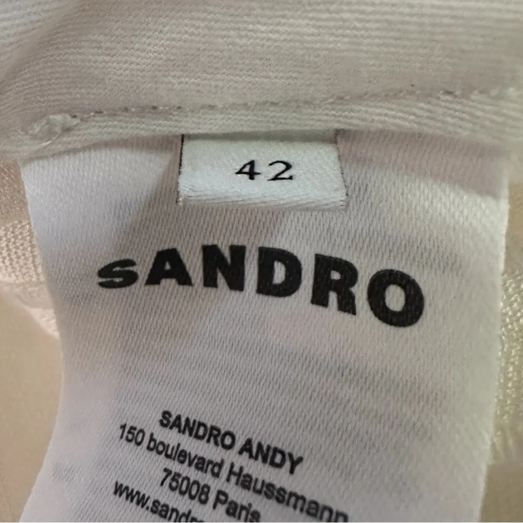 Sandro Enrique Wide Leg Pant Size 10 - Image 14