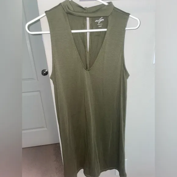 Olive Green Dress - Image 2