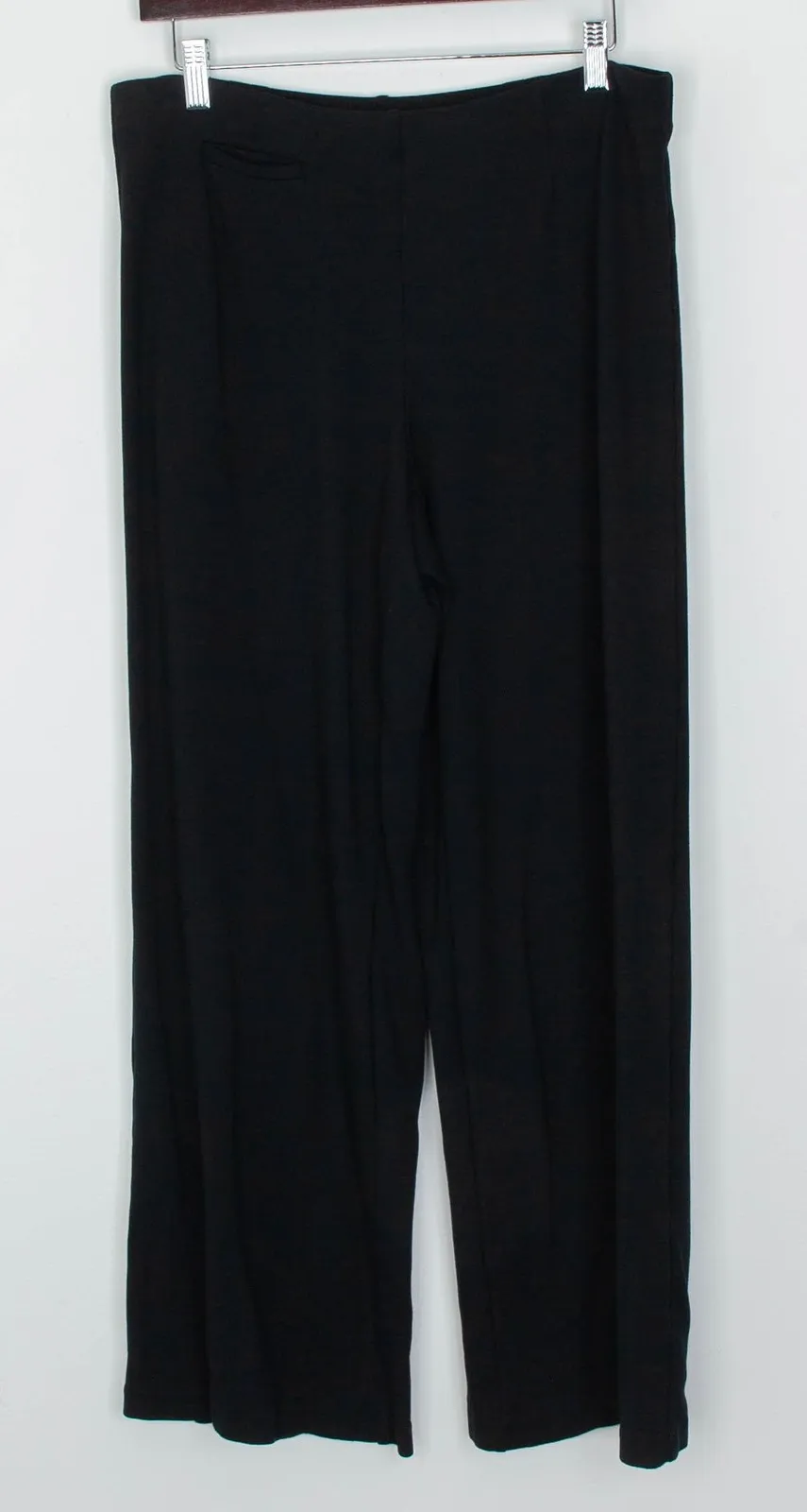 J Jill Womens Ponte Wide Leg Pants Womens Size M Black Minimalist Office Stretch Size M - Image 1