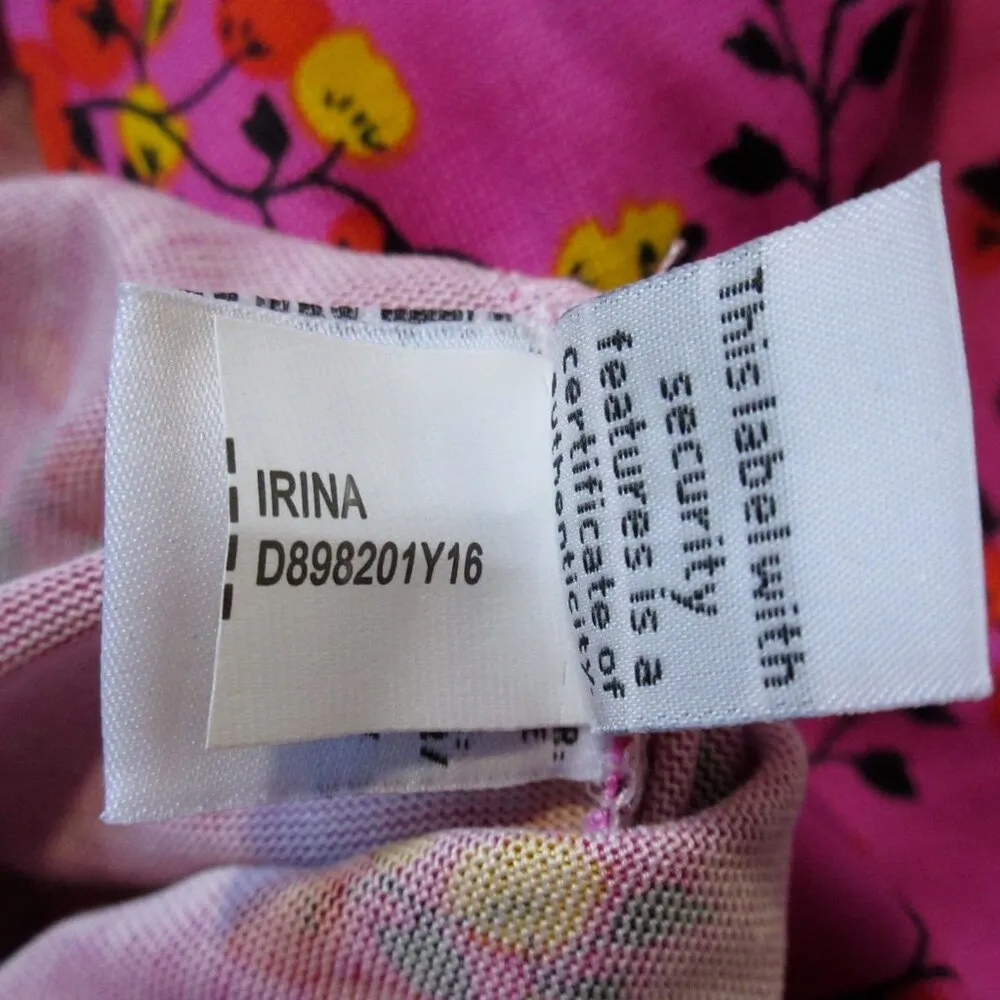 NWT Diane von Furstenberg DVF Irina in Shalamar Trellis Pink Silk Wrap Dress 4 - Image 7