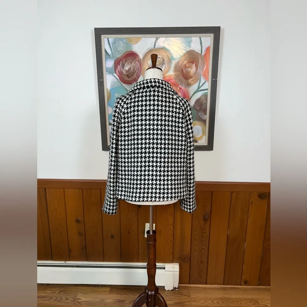 Darling Vintage Y2K Rafaella Wool Houndstooth Jacket! - Image 3